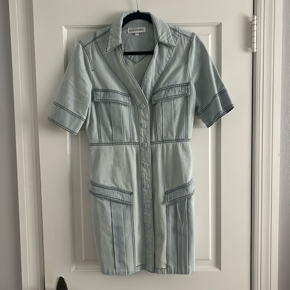 Hunter Bell Denim Dress Sz 2